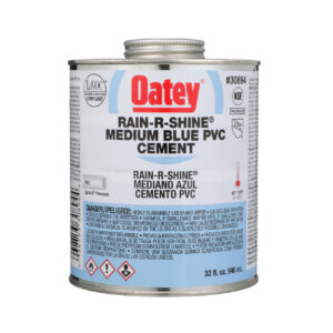 Pegamento PVC Rain - R - Shine Mediano Azul 1/4 Gl Oatey