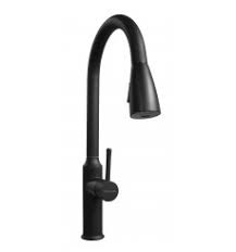 Mezcladora Monocomando Signature Acero Inox Negro Mate - Brikkel Metusa