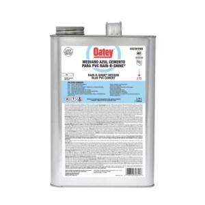 Pegamento PVC Rain - R - Shine Mediano Azul 1 Gl Oatey