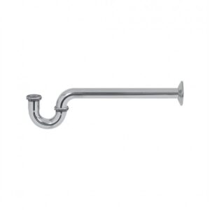 Trampa P de 1.1/4″ Cromado Cola Larga Metusa